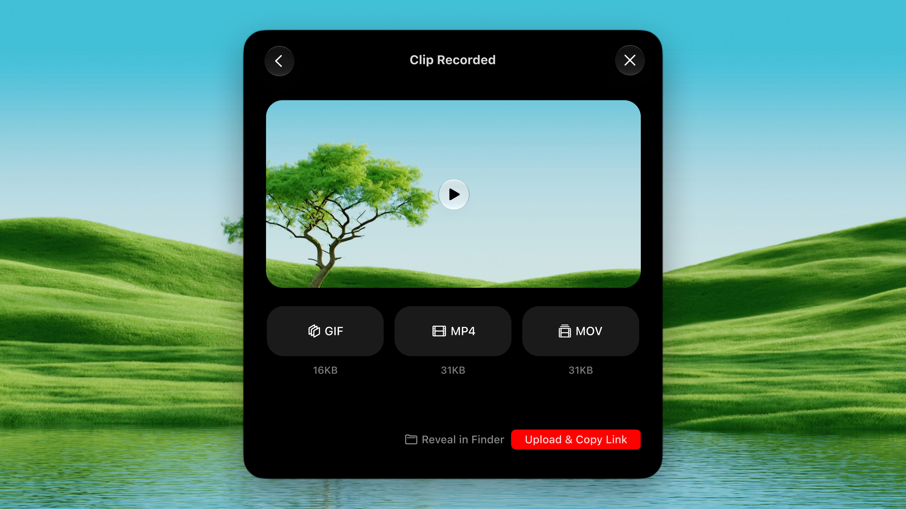 Clip to Link screenshot