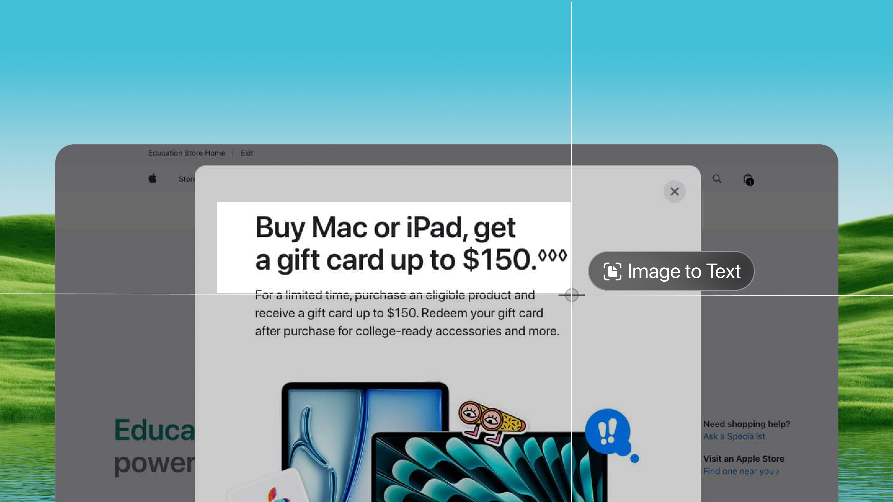 Image to Text screenshot